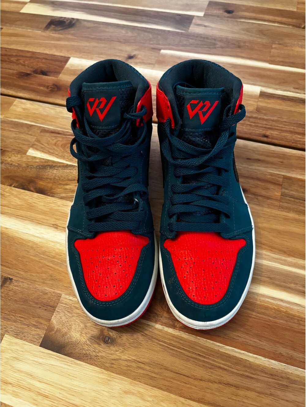 Air Jordan 1 Retro High Russell Westbrook PE Teal Infrared Men’s 7.5
